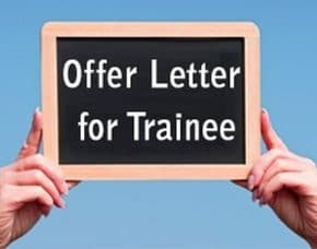 training offer letter format