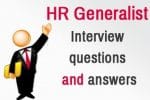 HR Generalist Interview Questions and Answers