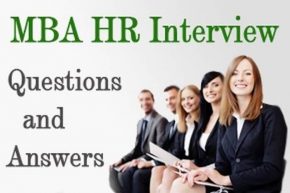 MBA HR Interview questions for Freshers