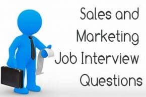 Sales and Marketing Job Interview questions and answers