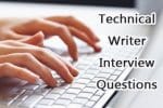 Technical Writer job Interview Questions and Answers