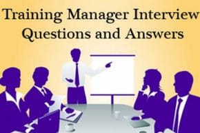 Training Manager job Interview Questions and Answers