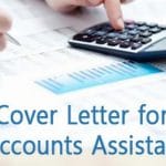 Accounts Assistant Cover Letter Sample