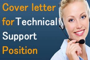 Sample Cover letter for Technical Support Position