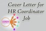 Cover Letter for HR Coordinator Job