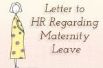 Letter to HR Regarding Maternity Leave