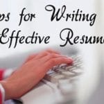 Tips for Writing an Effective Resume