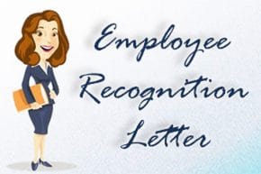 Employee Recognition Letter with Sample