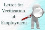 Employment Verification Letter