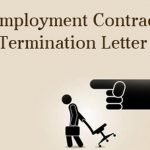 Employment Contract Termination Letter format