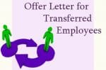 Offer Letter for Transferred Employees