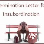 termination letter for insubordination