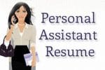 Personal Assistant Resume Impressive