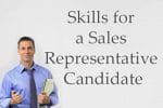 Sales Representative Candidate