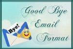 Good Bye Email Format