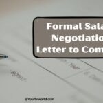 Formal Salary Negotiation Letter to Company