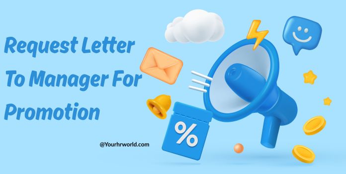 Request Letter To Manager For Promotion