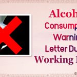 Warning Letter Alcohol Consumption During Working Hours