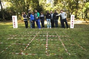 Cross the Minefield Team Building Game