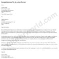Business Tie Up Proposal Letter Format