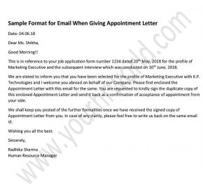 Offer Letter Email Sample from www.yourhrworld.com