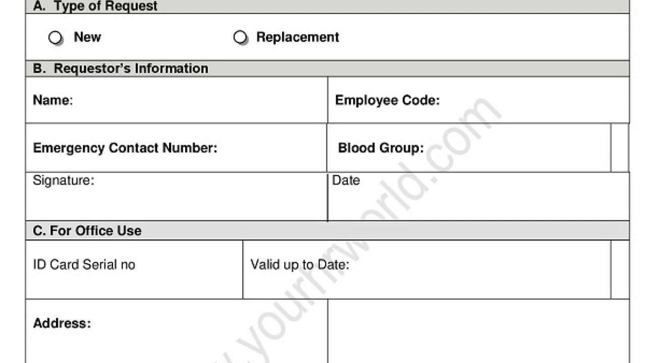 Madness Writers: [Get 4+] Employee Id Card Template Free Download For Free Id Card Template Word