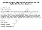 Noc for Higher Studies from Employer - No Objection Certificate Format