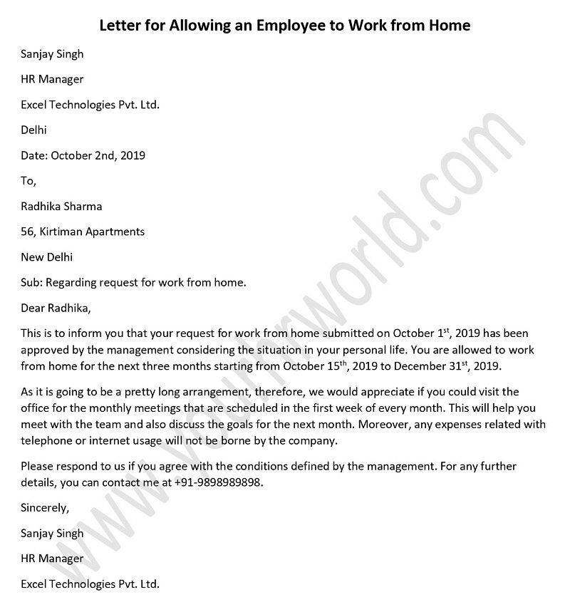 Work From Home Appointment Letter What Is An Offer Letter 