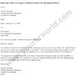 warning-letter-mobile-phone-on-workplace