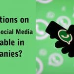 resignation on Whatsapp Message /Social media acceptable in companies