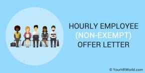 Hourly Employee Offer Letter Template Non-Exempt Position