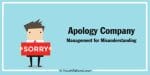 Apology Letter to Company Management for Misunderstanding