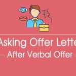 Formal Offer letter after verbal Job offer