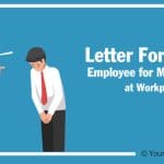 letter to employee for misbehavior at workplace