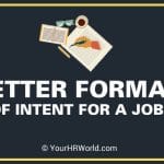 Job Letter of Intent Template Sample