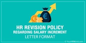 HR Revision Policy Regarding Salary Increment Letter