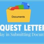 Request Letter for Delay in Submitting Documents