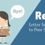 Resignation letter for low salary problem, salary issue Format