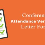 Sample Conference Attendance Verification Letter Format