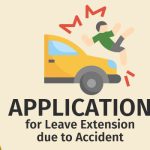 Leave Letter Application format for Accident