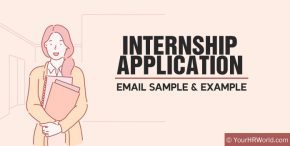 Internship Application Email Sample Format