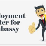 Employment Letter for Embassy