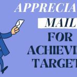 Appreciation Mail for Achieving Targets