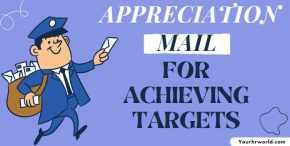 Appreciation Mail for Achieving Targets