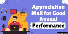 Appreciation Mail for Good Annual Performance