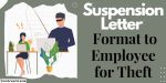 Employee Suspension Letter for Theft