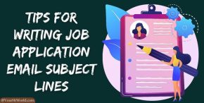 Job Application Email Subject Lines Tips