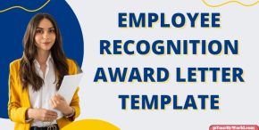 Employee Recognition Letter Template