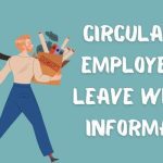 Circular for Employee for Leave without Information in Office