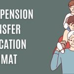 Family Pension Transfer Application Format